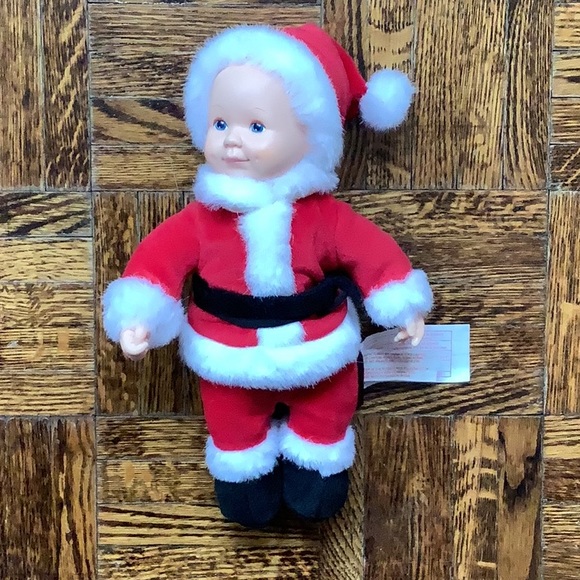 Anne Geddes Santa Doll Circa 1999 - Picture 1 of 3